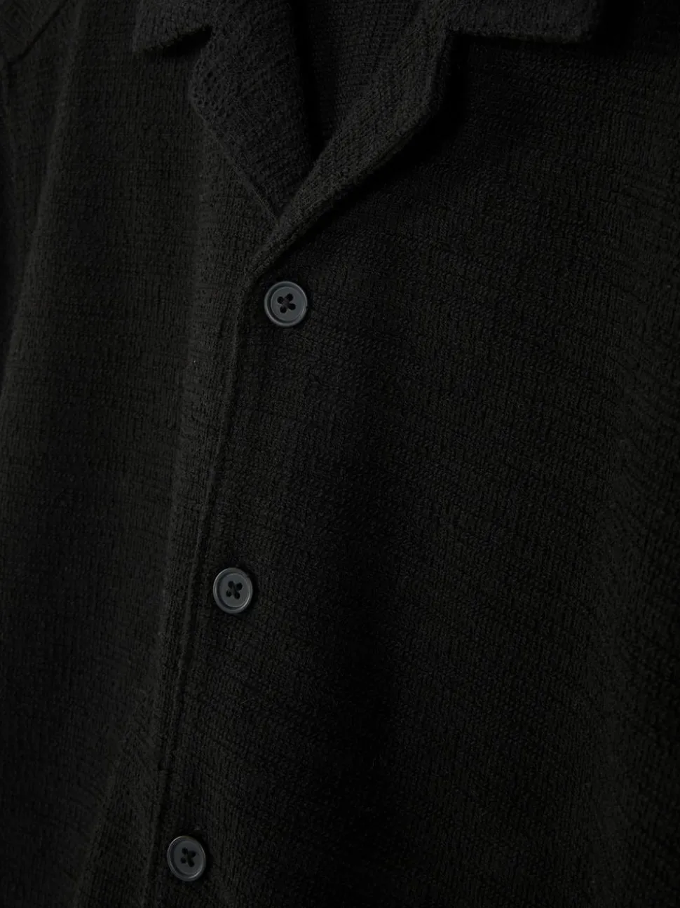 Dżersejowa koszula z zapięciem na guziki