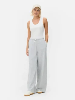 Dżersejowa koszulka prążkowana bez rękawów