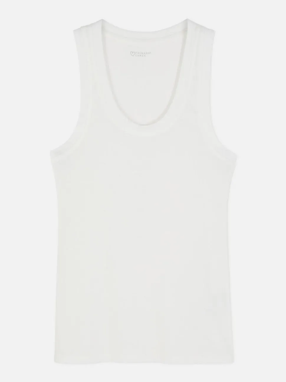 Dżersejowa koszulka prążkowana bez rękawów