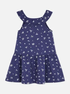 Dżersejowa sukienka bez rękawów ze wzorem tie-dye