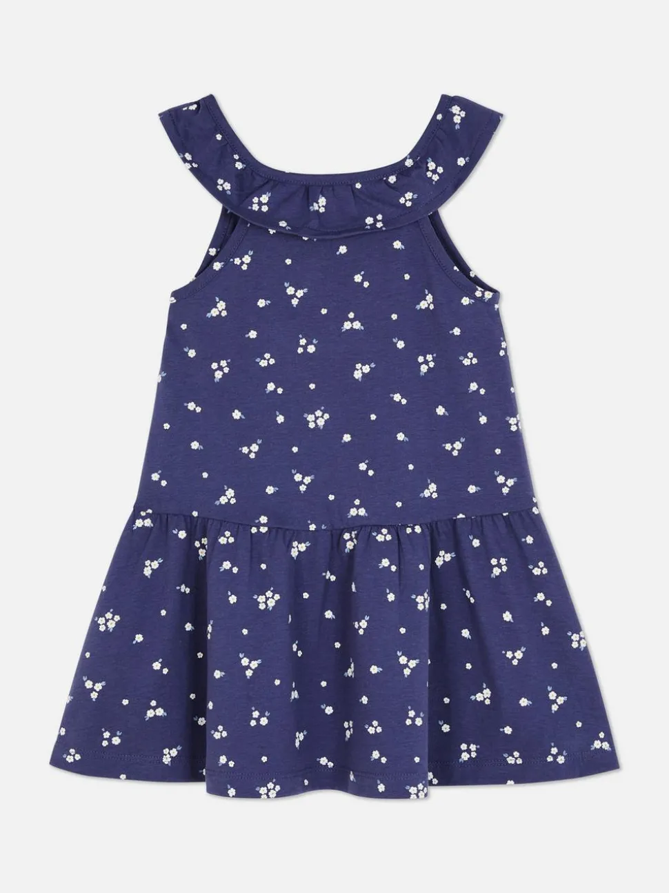 Dżersejowa sukienka bez rękawów ze wzorem tie-dye