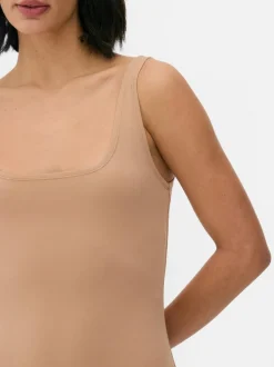 Dżersejowa sukienka bez rękawów