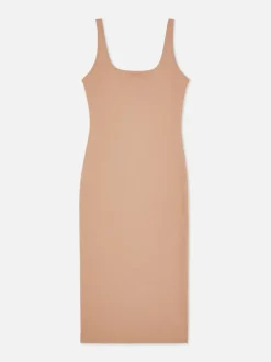 Dżersejowa sukienka bez rękawów