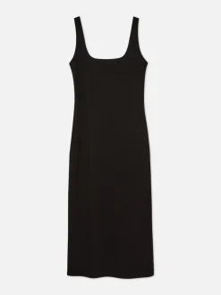 Dżersejowa sukienka bez rękawów