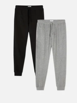 Dżersejowe spodnie od piżamy, 2 pary