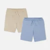 Dżersejowe szorty ściągane sznurkiem, 2 szt.