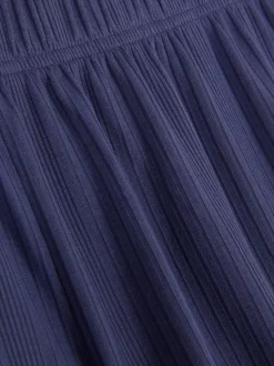 Dżersejowe szorty od piżamy z muszelkowym brzegiem