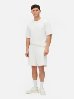 Dżersejowe szorty oversize ze stretchem