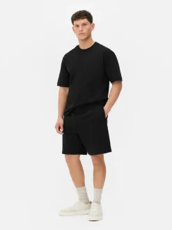 Dżersejowe szorty oversize ze stretchem