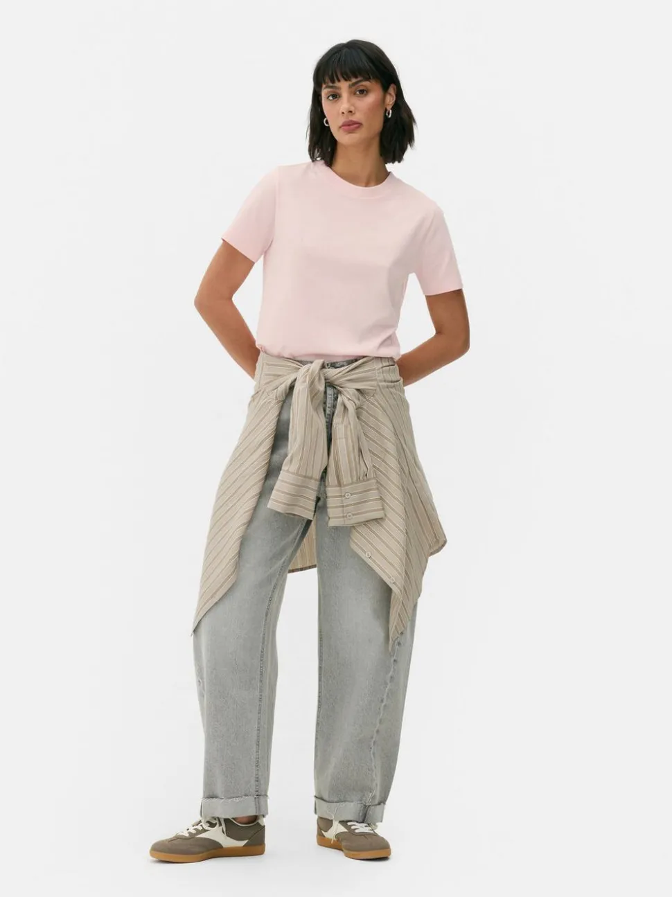 Dżersejowy niezbędny T-shirt z krótkim rękawem