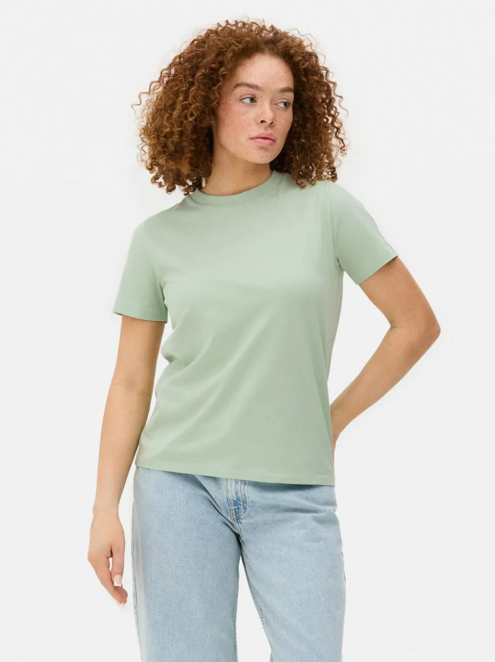 Dżersejowy niezbędny T-shirt z krótkim rękawem