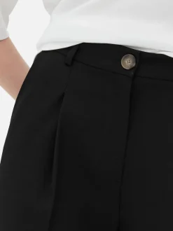 Dopasowane spodnie z prostą nogawką, część zestawu