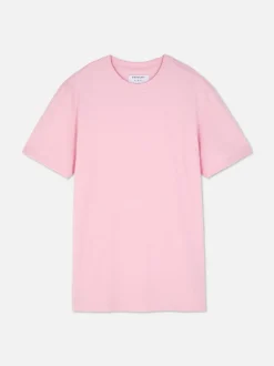 Dopasowany T-shirt o wysokiej zawartości bawełny