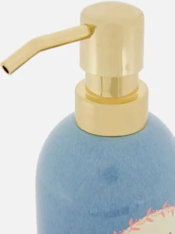 Dozownik mydła w kwiaty w stylu retro