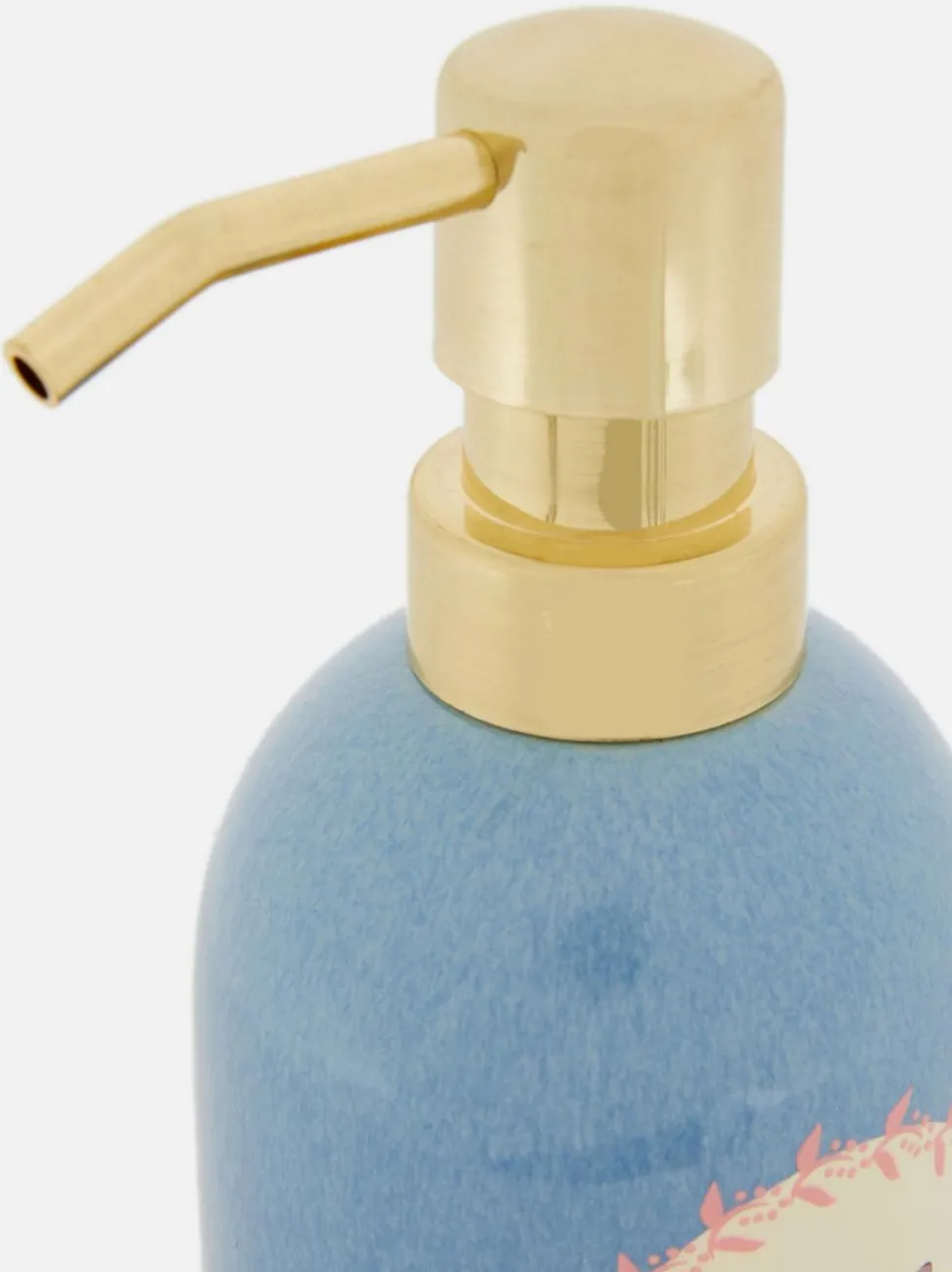 Dozownik mydła w kwiaty w stylu retro