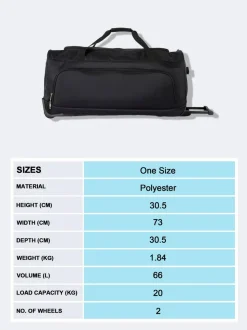 Duża torba podróżna z kółkami