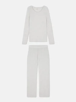 Długa piżama dżersejowa