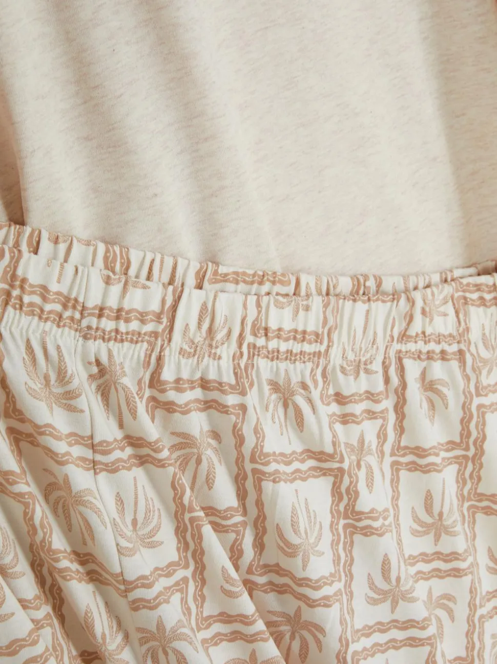 Długa piżama dżersejowa