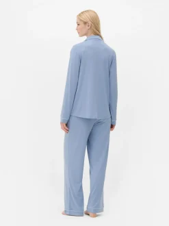 Długa piżama w stylu boyfriend