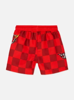 Długie szorty w kratę Hot Wheels