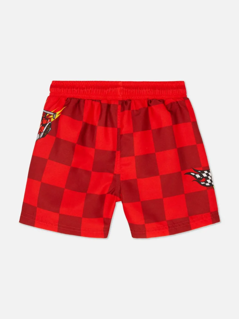 Długie szorty w kratę Hot Wheels