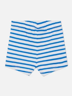 Długie szorty ze ściąganym sznurkiem w talii