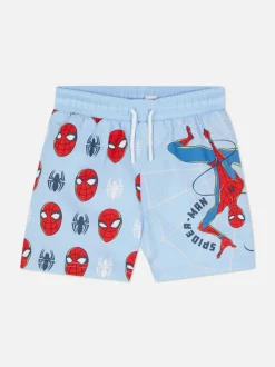 Długie szorty ze sznurkiem i motywem Marvela