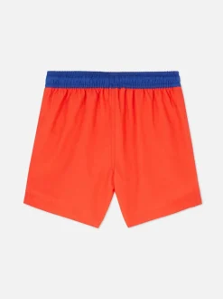 Dwukolorowe spodenki kąpielowe