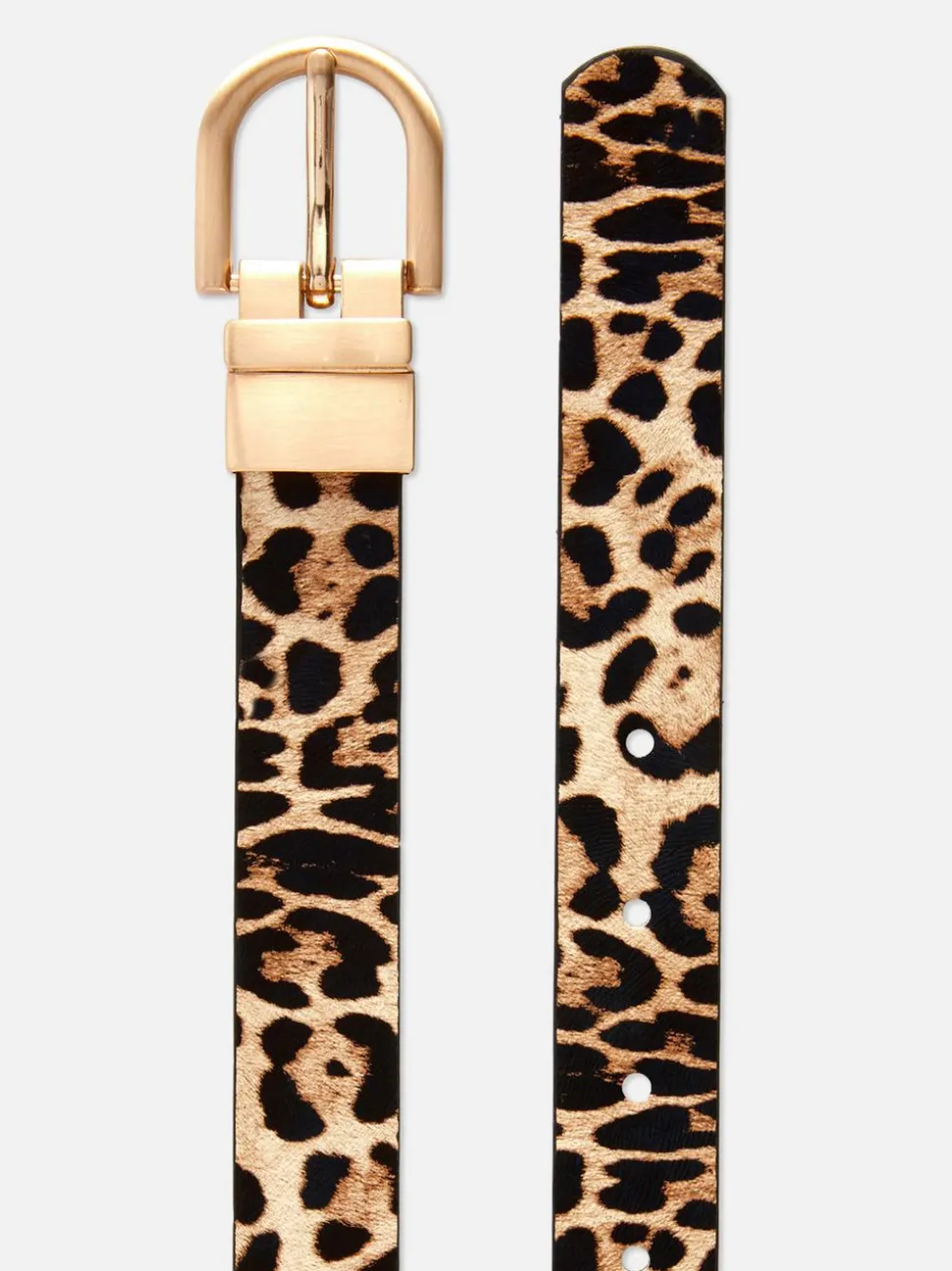 Dwustronny pasek z owalną klamrą