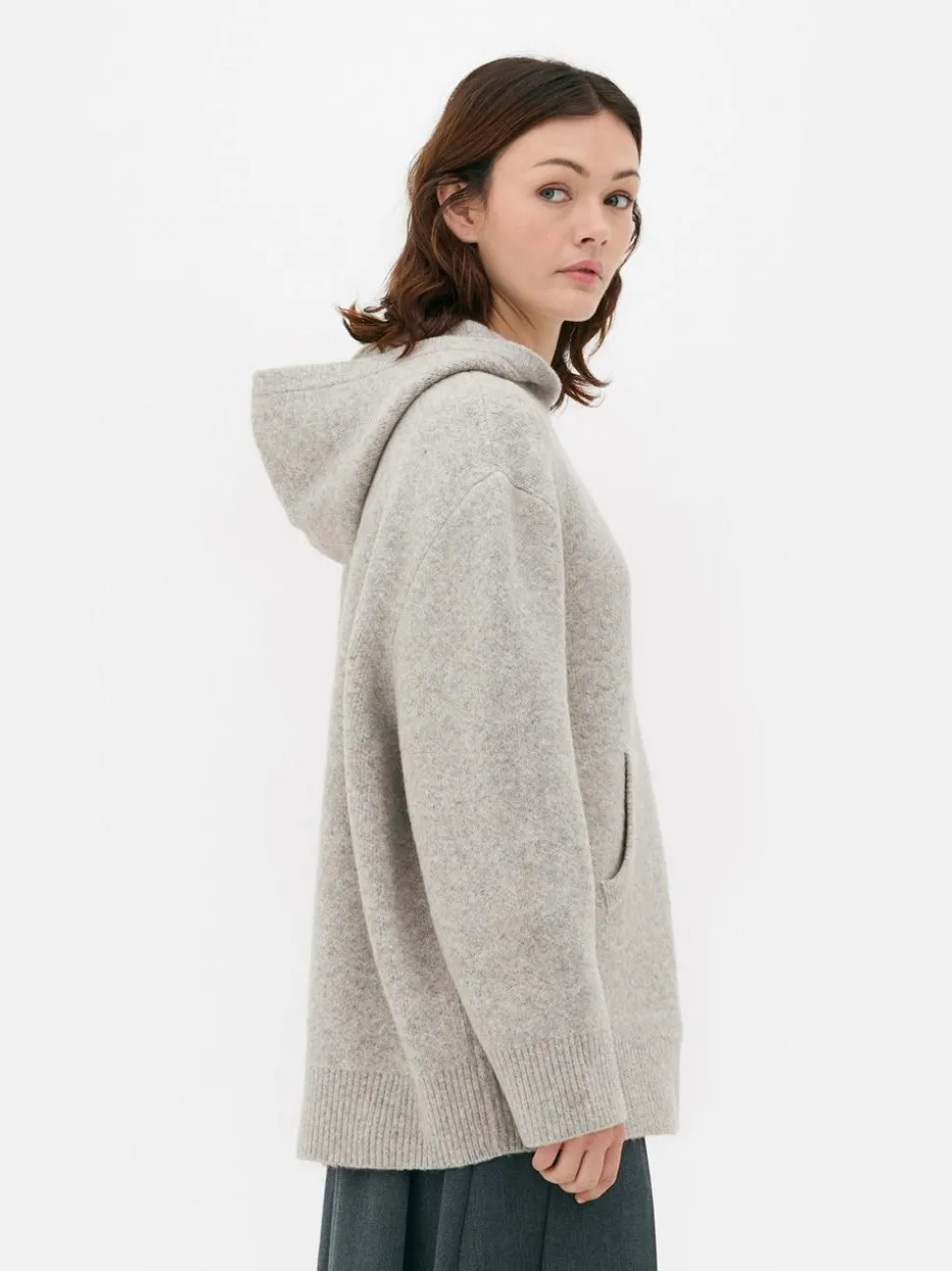 Dzianinowa bluza z kapturem Essential