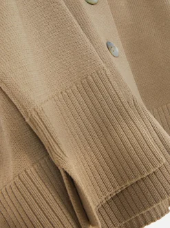 Dzianinowy kardigan z dekoltem w serek The Edit