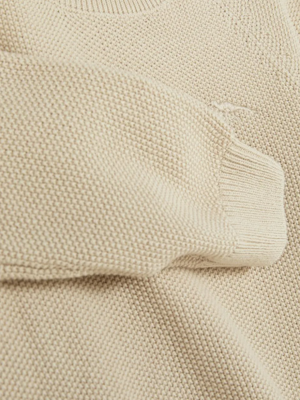 Dzianinowy sweter z okrągłym dekoltem