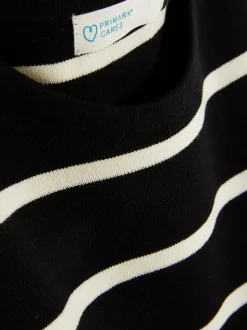 Dzianinowy top bez rękawów z okrągłym dekoltem