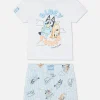Dziecięca piżama z T-shirtem i szortami z Blue