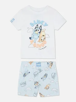 Dziecięca piżama z T-shirtem i szortami z Blue