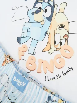 Dziecięca piżama z T-shirtem i szortami z Blue