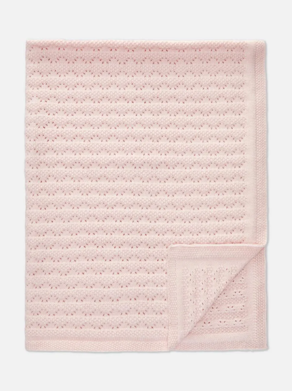 Dziecięcy kocyk z ażurowym wzorem