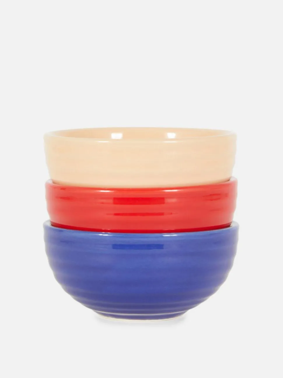 Żebrowane miseczki, 3 szt.