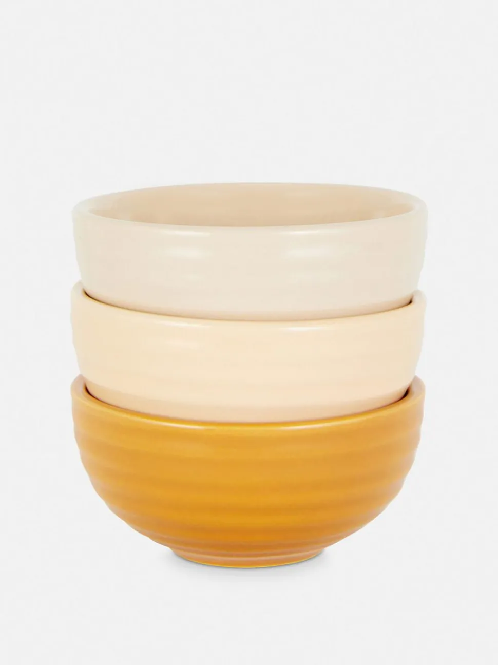 Żebrowane miseczki, 3 szt.