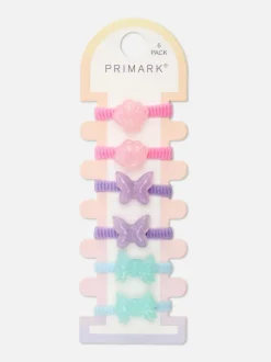 Elastyczne gumki owijki do włosów, 6 szt.