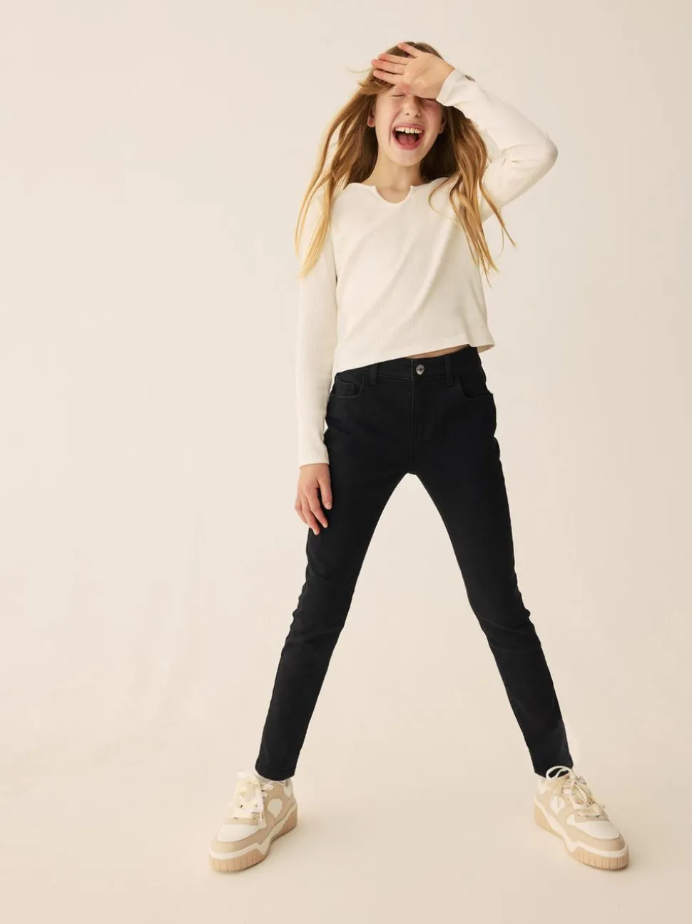 Elastyczne jeansy skinny