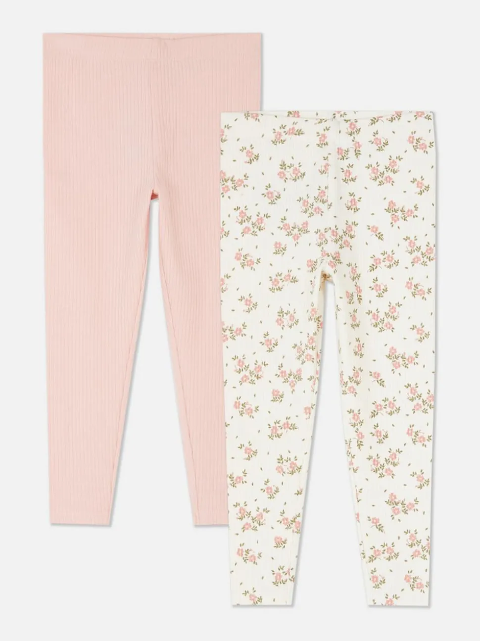 Elastyczne legginsy z różnymi wzorami, 2 pary