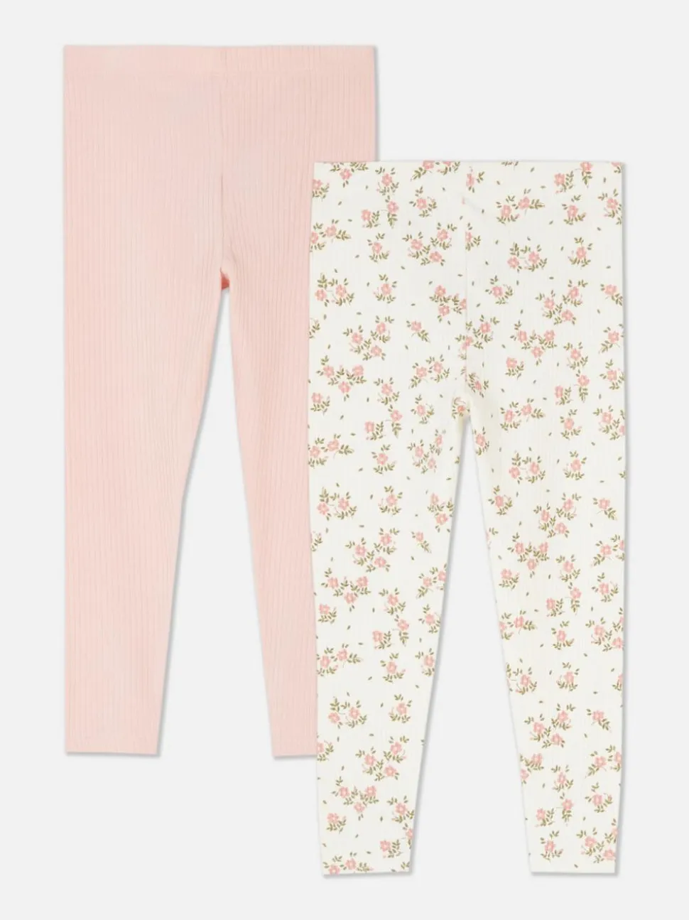 Elastyczne legginsy z różnymi wzorami, 2 pary