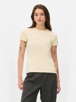 Elastyczny T-shirt z krótkim rękawem