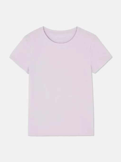 Elastyczny T-shirt z krótkim rękawem
