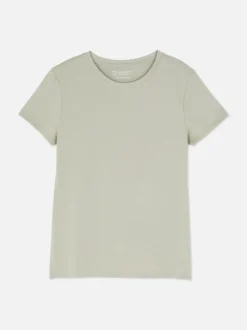 Elastyczny T-shirt z krótkim rękawem