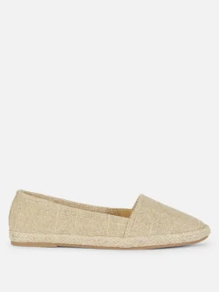 Espadryle z podeszwą z juty