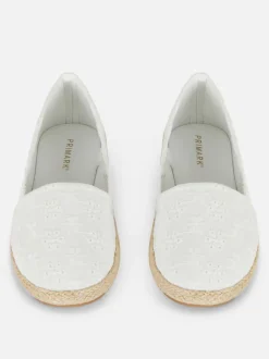 Espadryle z podeszwą z juty