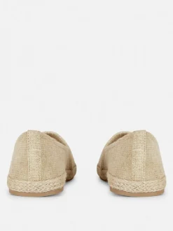 Espadryle z podeszwą z juty