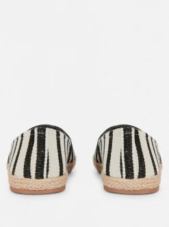 Espadryle z podeszwą z juty